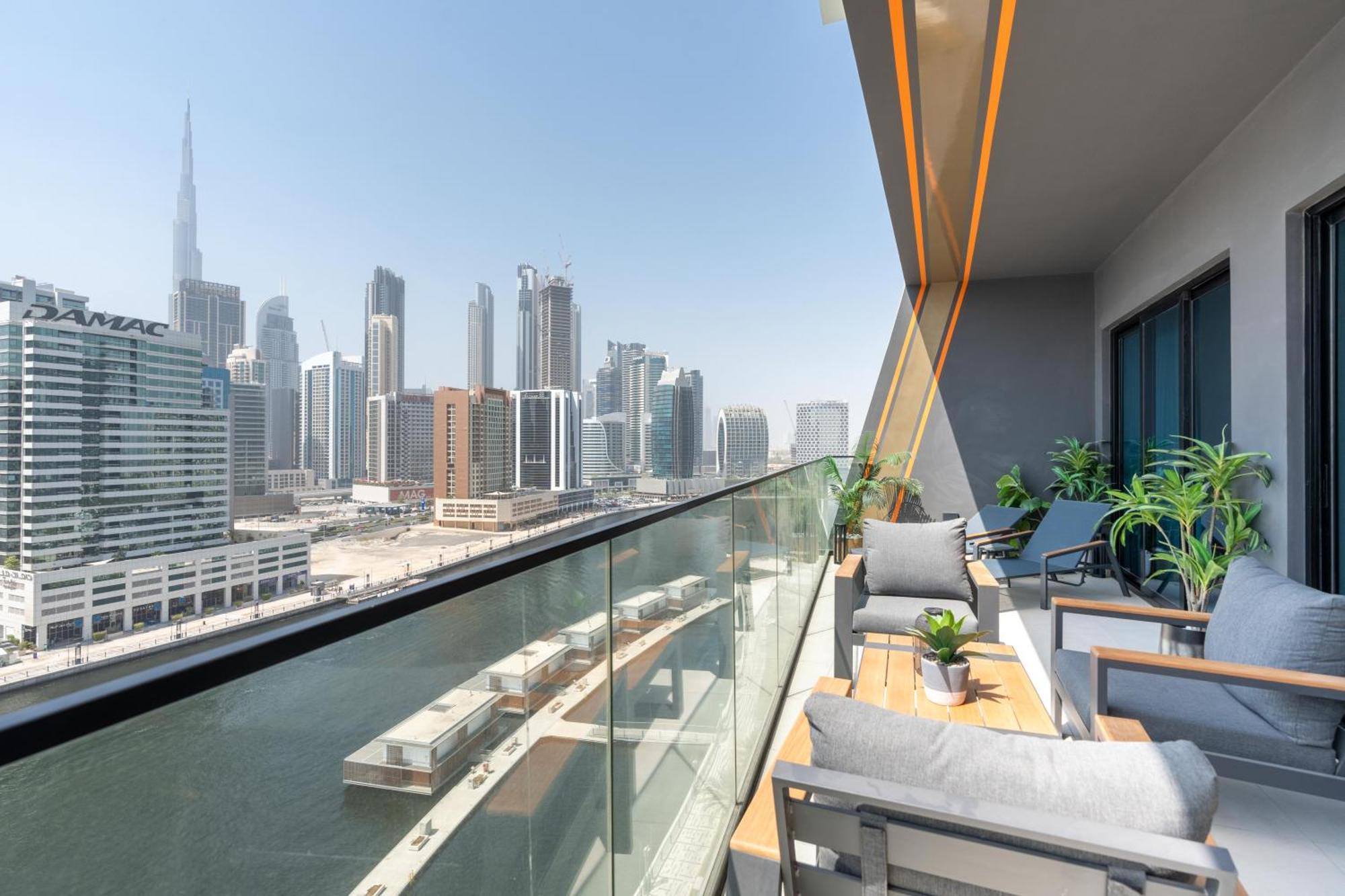 Stunning 2Bd Apartment Business Bay Dubai Exterior foto